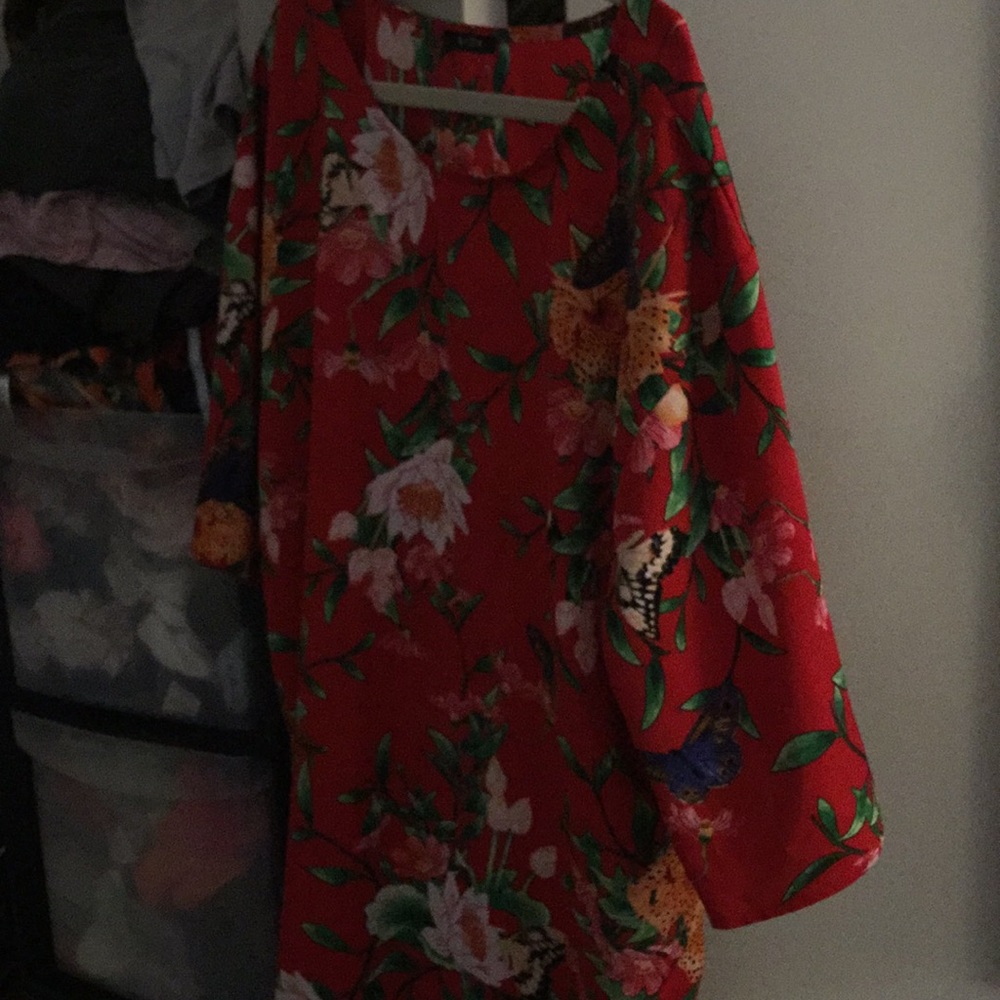 Red tunic